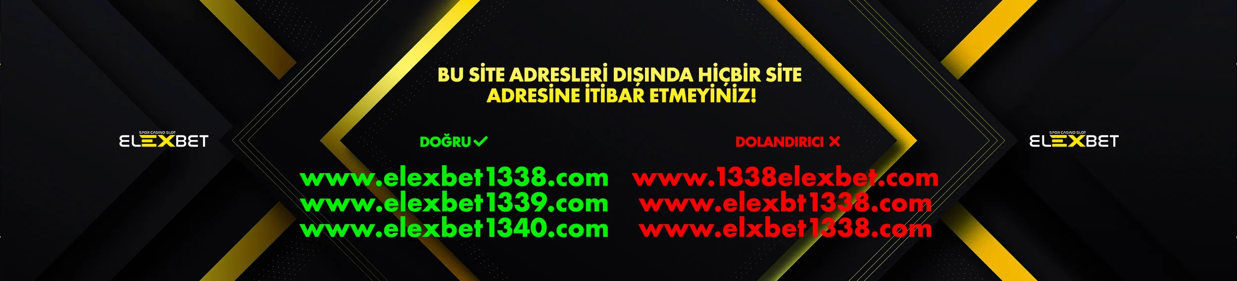 Elexbet doğru güncel giriş adresi uyarısı
